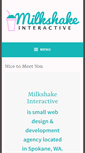 Mobile Screenshot of milkshakeinteractive.com