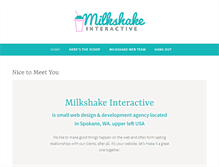 Tablet Screenshot of milkshakeinteractive.com